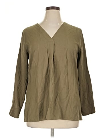Brass Long Sleeve Blouse (view 1)