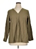 Brass Tan Long Sleeve Blouse Size XL - photo 1
