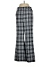 Subdued Plaid Gray Casual Pants Size S - photo 1