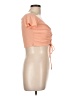 iris Orange Short Sleeve Top Size L - photo 4