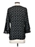 Van Heusen 100% Polyester Black 3/4 Sleeve Blouse Size XS - photo 2