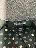 Madewell 100% Silk Polka Dots Black Romper Size XXS - photo 4