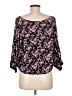 Leon Max Pink Purple 3/4 Sleeve Blouse Size M - photo 2