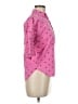 Assorted Brands 100% Cotton Hearts Pink 3/4 Sleeve Button-Down Shirt Size M - photo 4