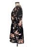 Lily Rain 100% Polyester Floral Black Casual Dress Size M - photo 5