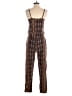 La Fee Maraboutee Plaid Brown Jumpsuit Size EU 38 / US 8 - photo 2