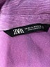 Zara Solid Purple Long Sleeve Blouse Size XS - photo 7