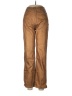 One Metallic Brown Casual Pants Size 6 - photo 1