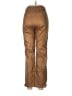 One Metallic Brown Casual Pants Size 6 - photo 2