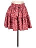 Shein 100% Polyester Hearts Red Casual Skirt Size 6 - photo 1