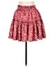Shein 100% Polyester Hearts Red Casual Skirt Size 6 - photo 2