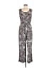 Calvin Klein Paisley Gray Jumpsuit Size 1 - photo 1