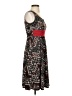 Perceptions Paisley Brown Cocktail Dress Size XS (petite) - photo 4