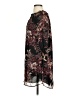 Veronica M. 100% Polyester Print Black Casual Dress Size S - photo 5