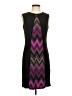 Evan Picone Chevron-herringbone Black Cocktail Dress Size 4 - photo 1