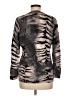 Dana Buchman Animal Print Silver Gray Pullover Sweater Size M - photo 2