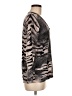 Dana Buchman Animal Print Silver Gray Pullover Sweater Size M - photo 4