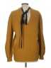 Proenza Schouler Solid Gold Wool Pullover Sweater Size M - photo 2