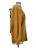 Proenza Schouler Solid Gold Wool Pullover Sweater Size M - photo 4