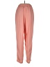 Maggie Sweet 100% Polyester Solid Pink Casual Pants Size L - photo 2