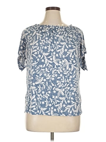 Perseption Concept Short Sleeve Blouse (view 1)
