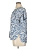 Perseption Concept Blue Short Sleeve Blouse Size XL - photo 5