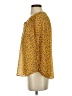 MASON & BELLE 100% Polyester Gold 3/4 Sleeve Blouse Size S - photo 5