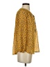 MASON & BELLE 100% Polyester Gold 3/4 Sleeve Blouse Size S - photo 4