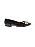 Max Mara 100% Leather Black Flats Size EU 37 1/2 - photo 1