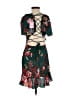 PrettyLittleThing 100% Polyester Floral Green Cocktail Dress Size 4 - photo 2