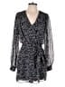 Express 100% Polyester Black Blue Romper Size M - photo 1