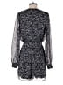 Express 100% Polyester Black Blue Romper Size M - photo 2