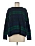 RXB 100% Acrylic Plaid Blue Pullover Sweater Size M - photo 1