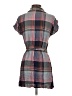 Harper 100% Rayon Plaid Multi Color Gray Casual Dress Size XS - photo 2