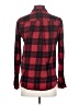 Express Outlet 100% Cotton Plaid Red Long Sleeve Button-Down Shirt Size XS - photo 2