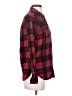 Express Outlet 100% Cotton Plaid Red Long Sleeve Button-Down Shirt Size XS - photo 4