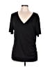 Unbranded 100% Polyester Black Short Sleeve Top Size L - photo 1