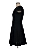 Papaya Solid Black Casual Dress Size S - photo 5