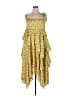 Petersyn 100% Polyester Paisley Yellow Casual Dress Size S - photo 1