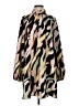 Unbranded Print Black Casual Dress Size S - photo 1