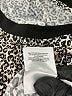 Anne Klein Animal Print Black Short Sleeve Top Size L - photo 7