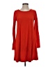 Old Navy Solid Red Casual Dress Size S - photo 1