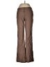 Land' n Sea Chevron-herringbone Brown Casual Pants Size 8 - photo 1