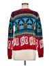Forever 21 Print Red Pullover Sweater Size M - photo 1