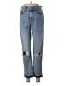 Express Hearts Blue Jeans Size 2 - photo 1