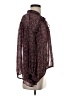 Zara Burgundy Long Sleeve Blouse Size XS - photo 4