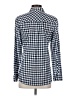J.Crew Checkered-gingham Blue Long Sleeve Button-Down Shirt Size 4 - photo 2