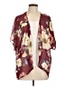 iris 100% Polyester Burgundy Kimono Size L - photo 1