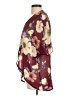 iris 100% Polyester Burgundy Kimono Size L - photo 5