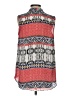 Sami & JO 100% Polyester Red Sleeveless Blouse Size S - photo 2